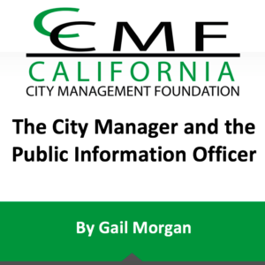 The City Manager and the PIO Member Resource